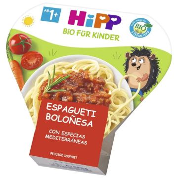 Hipp Bio Espagueti Boloñesa Con Especias Mediterráneas, 250 G