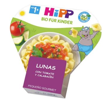 Hipp Bio Lunas Con Tomate Y Calabacín, 250 G