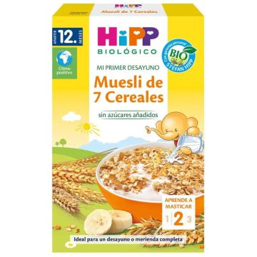 Hipp Bio Muesli De 7 Cereales, 200 G