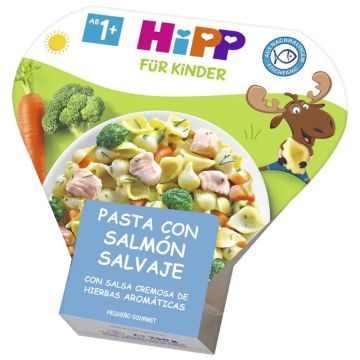 Hipp Bio Pasta Con Salmón Y Salsa De Hierbas Aromáticas, 250 G