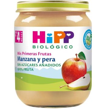 Hipp Bio Tarrito De Manzana Y Pera, 125 G