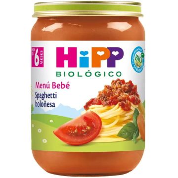 Hipp Bio Tarrito De Spaghetti Boloñesa, 190 G