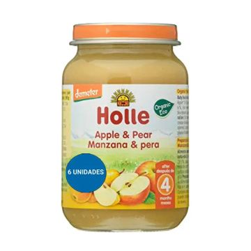 Holle Tarrito 100% Manzana, 6 Unidades