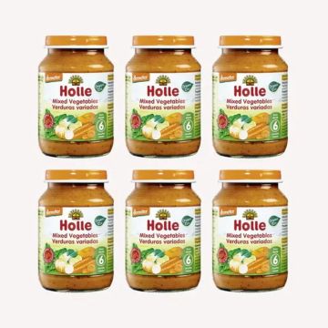 Holle Tarrito Verduras Variadas, 6 Unidades