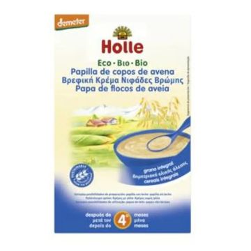 Holle Papilla De Copos De Avena + 4 Meses 250Gr Demeter