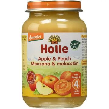 Holle Tarrito Manzana y Melocotón
