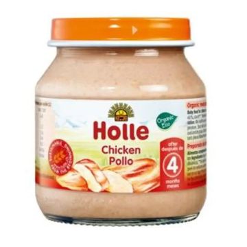 Holle Tarrito Pollo Mini 4Meses 125Gr. Demeter