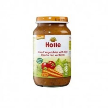 Holle Tarrito Verduras Variadas con Arroz, 220gr