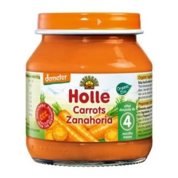 Holle Tarrito Zanahoria Mini 4Meses 125Gr. Demeter