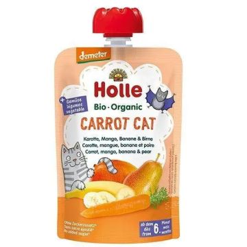 Holle Pouche de Zanahoria, Mango, Plátano y Pera