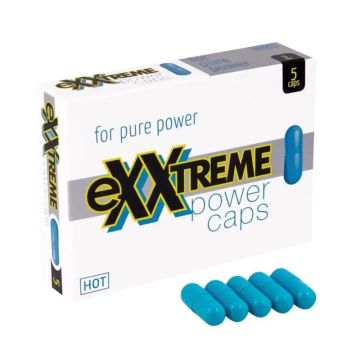 Hot Exxtreme Cápsulas Estimulantes, 5 Cápsulas