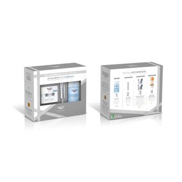 Eucerin Hyaluron Filler Crema de Día Piel Seca 50ml + Contorno de Ojos 15ml +Loción Micelar Facial 100ml