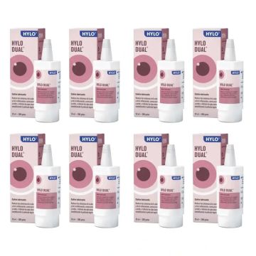 Hylo Dual Colirio 10 ml, Pack de 8