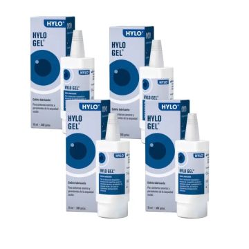 Hylo Gel Colirio 10 ml, Pack de 4