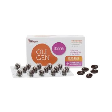 Ifigen Oligen Donna Dha 80% Tg Enzimatico, 60 Cápsulas