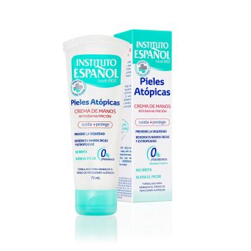 Instituto Español Tubo Estuchado Crema Manos Pieles Atopicas 75 Ml