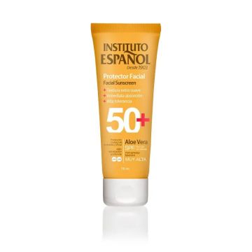 Instituto Español Tubo Protección Facial Aloe Vera Spf50+ 75 Ml