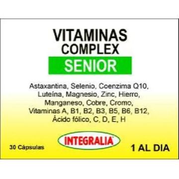 Integralia Vitaminas Complex Senior 30 Cápsulas