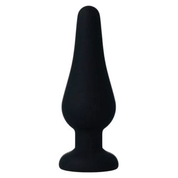 Intense Anal Toys Anal Plug Pipo M Silicone Negro 11 Cm