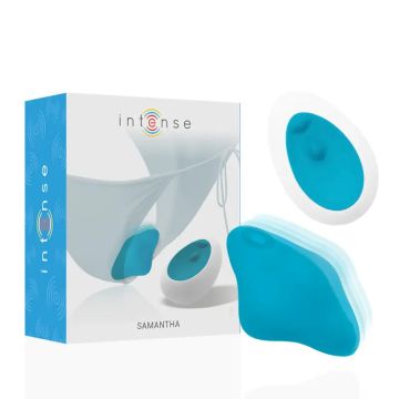 Intense Couples Toys Samantha Pantie Control Remoto Azul