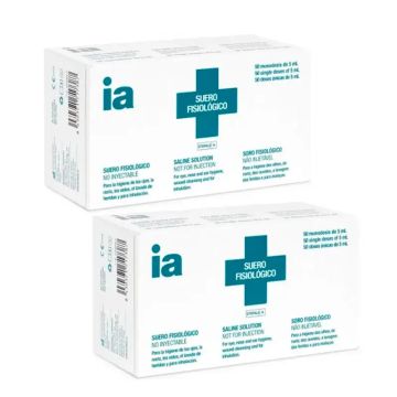 Interapothek Suero Fisiológico, Pack 2 x 50 Monodosis