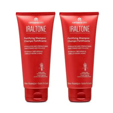 Iraltone Champú Fortificante, Pack 2 x 200 ml