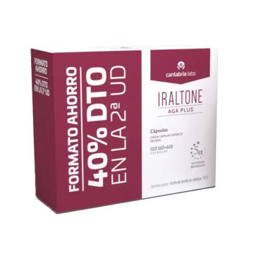 Iraltone Duplo Aga Plus Pack Ahorro, 120 Cápsulas