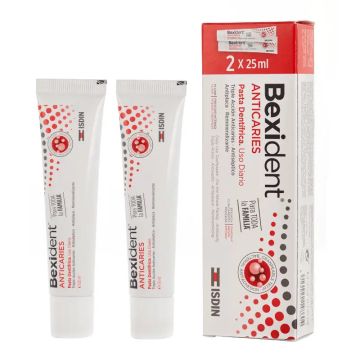 Isdin Bexident Anticaries Pasta Dental 2 x 25 Ml