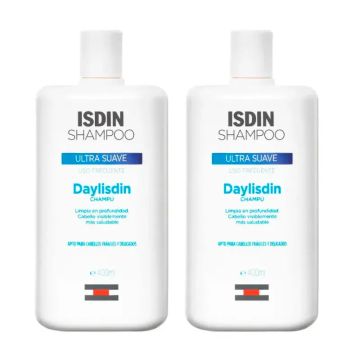 Isdin Daylisdin Champú Ultrasuave, Pack 2 x 400 ml