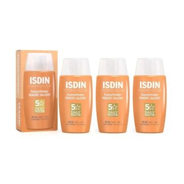 Isdin Fotoprotector Fusion Water Magic Glow Spf 30, 3X50 Ml