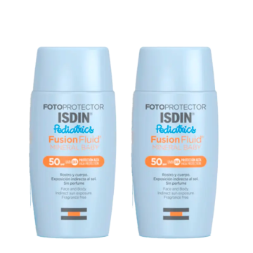 Isdin Pediatrics Mineral Fusion Fluid Spf50 2 x 50 Ml
