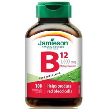 Jamieson Vitamina B12 1000Mcg , 100 comprimidos