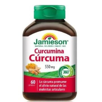Jamieson Curcumina Curcuma 550Mg , 60 capsulas