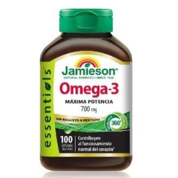 Jamieson Omega 3 Fuerza Extra 700Mg , 100 capsulas