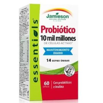 Jamieson Probiotic 10 Mil Millones , 60 capsulas