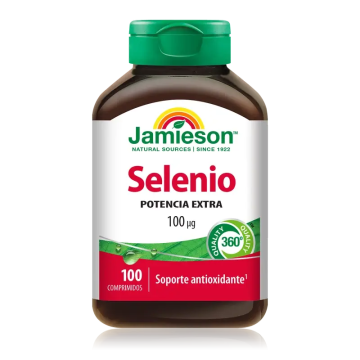 Jamieson Selenio Potencia Extra 100 Mcg , 100 comprimidos