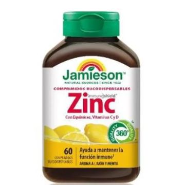 Jamieson Zinc Con Vit C Y D , 60 comprimidos