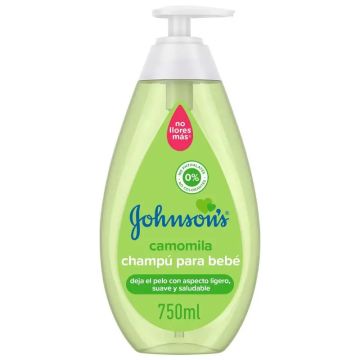 Johnson's Baby Champú Camomila, de Uso Diario, Limpia y Suaviza, Sin Sulfatos,Para Toda la Familia, 750ml