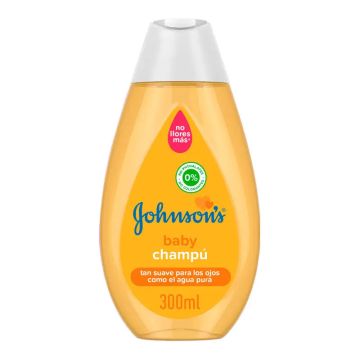 Johnson's Baby Champú Clásico Gold, Pelo Suave, Brillante y Saludable, Para Todala Familia, de Uso Diario, 300 ml