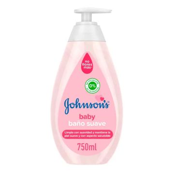 Johnson'S Baby Baño Suave, Gel de Baño Suave y Delicado, Pieles Sensibles, 750ml
