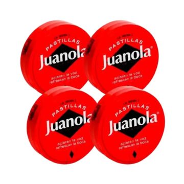 Juanola Pastillas Roja Pack 4 x 27 gr 350 unidades