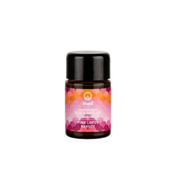 Khadi Aceite Elixir Ayurveda Loto Rosado  10 ml