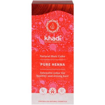 Khadi Henna Natural 100% Pura Rojo , 100 gr