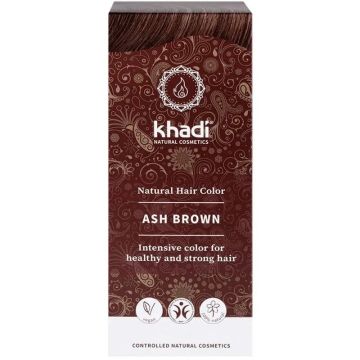 Khadi Herbal Color Castaño Ceniza , 100 gr
