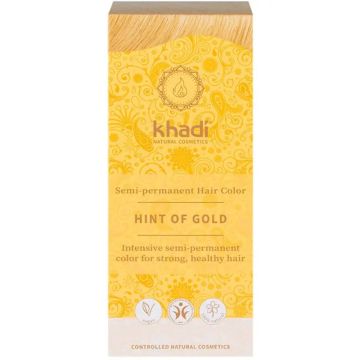 Khadi Herbal Color Rubio Toque De Dorado, 100 Gr