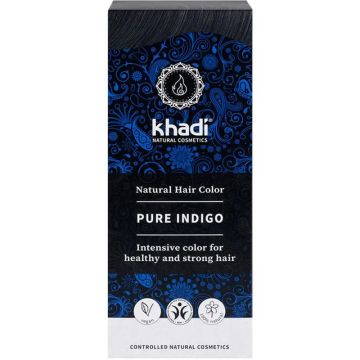 Khadi Indigo 100% Puro Y Natural  100 gr