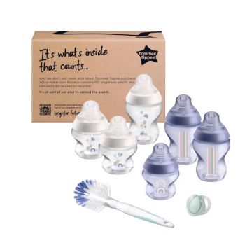 Tomme Tippee KIT Biberones Recién nacido CTN Blanco Azul