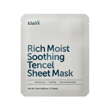 Klairs Rich Moist Soothing Tencel Sheet Mascarilla, 25 ml