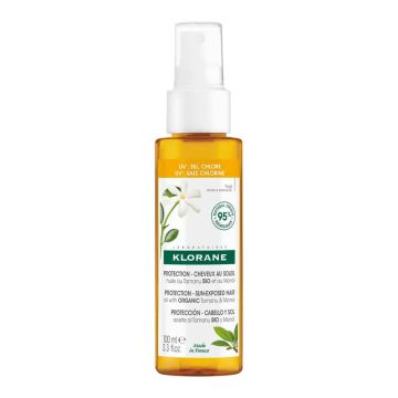 Klorane Aceite Solar Capilar al Tamanu Bio Y Monoi, 100 ml