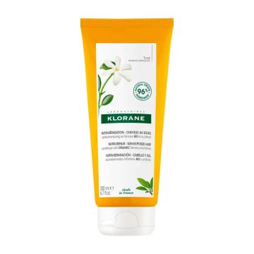 Klorane Bálsamo Capilar Reparador Enriquecido Al Tamanu Bio Y Monoi, 200 Ml